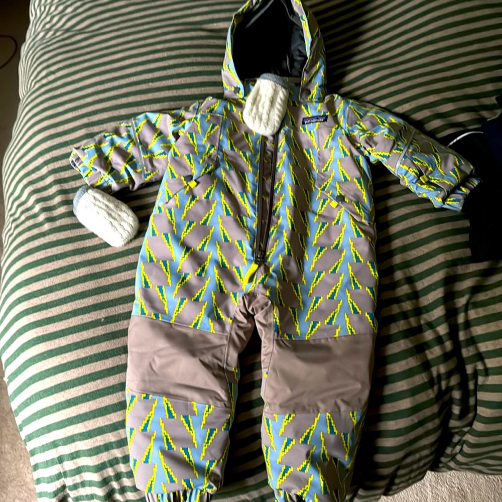 Baby Patagonia snow suit